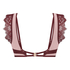 Soutien-gorge bustier non-rembourré à armatures Zoe, Rouge