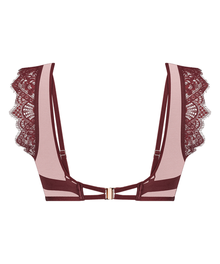 Soutien-gorge bustier non-rembourré à armatures Zoe, Rouge
