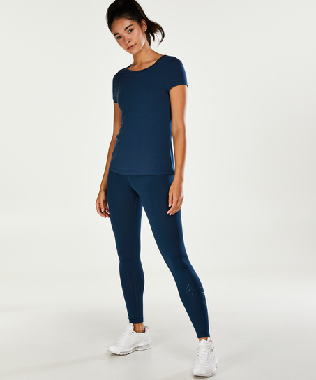 T-shirt de sport HKMX mesh, Bleu