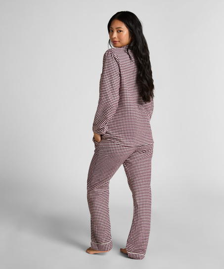 Haut de pyjama Flanel Essentials, Violet