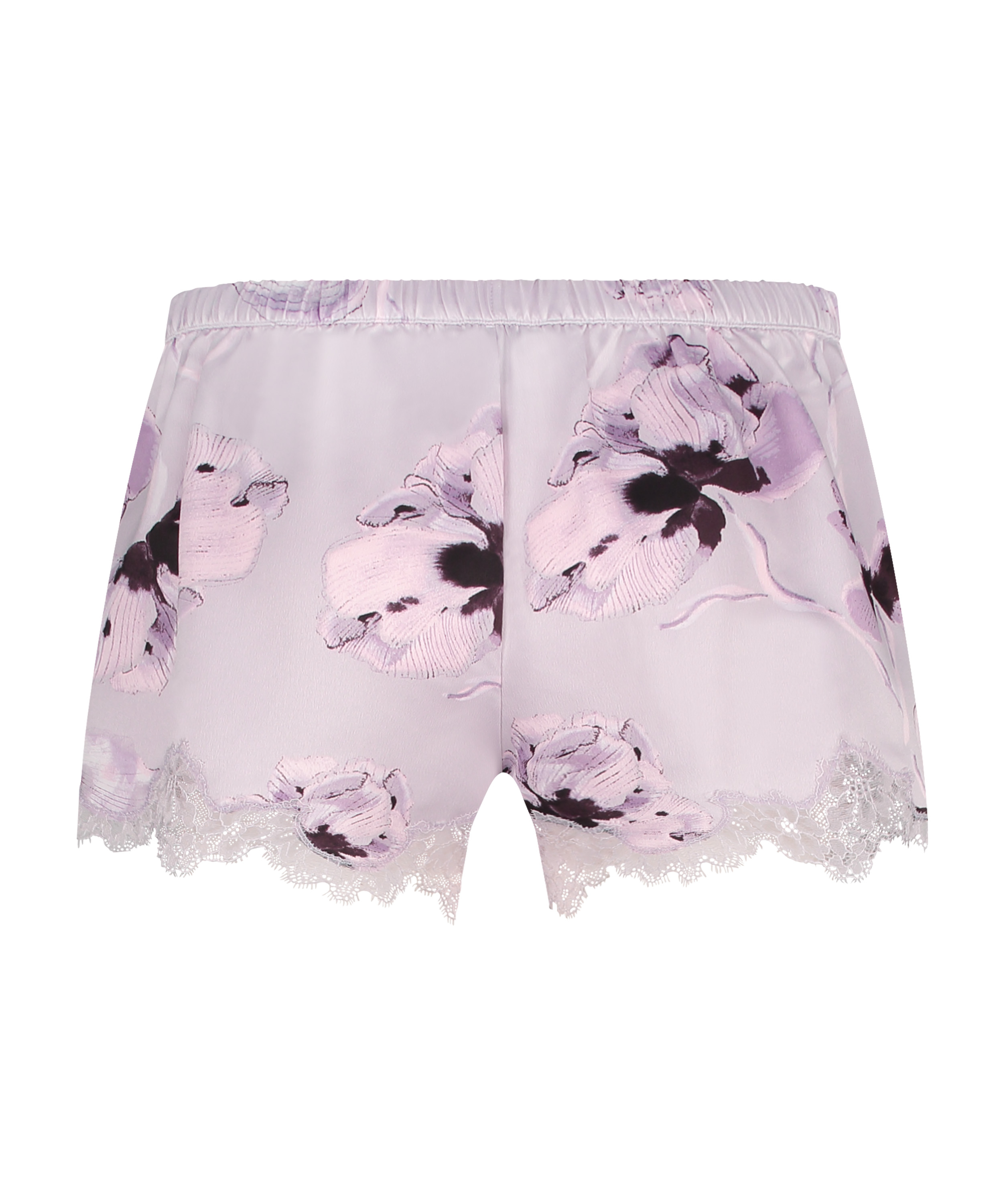 Short de pyjama Satin, Violet, main