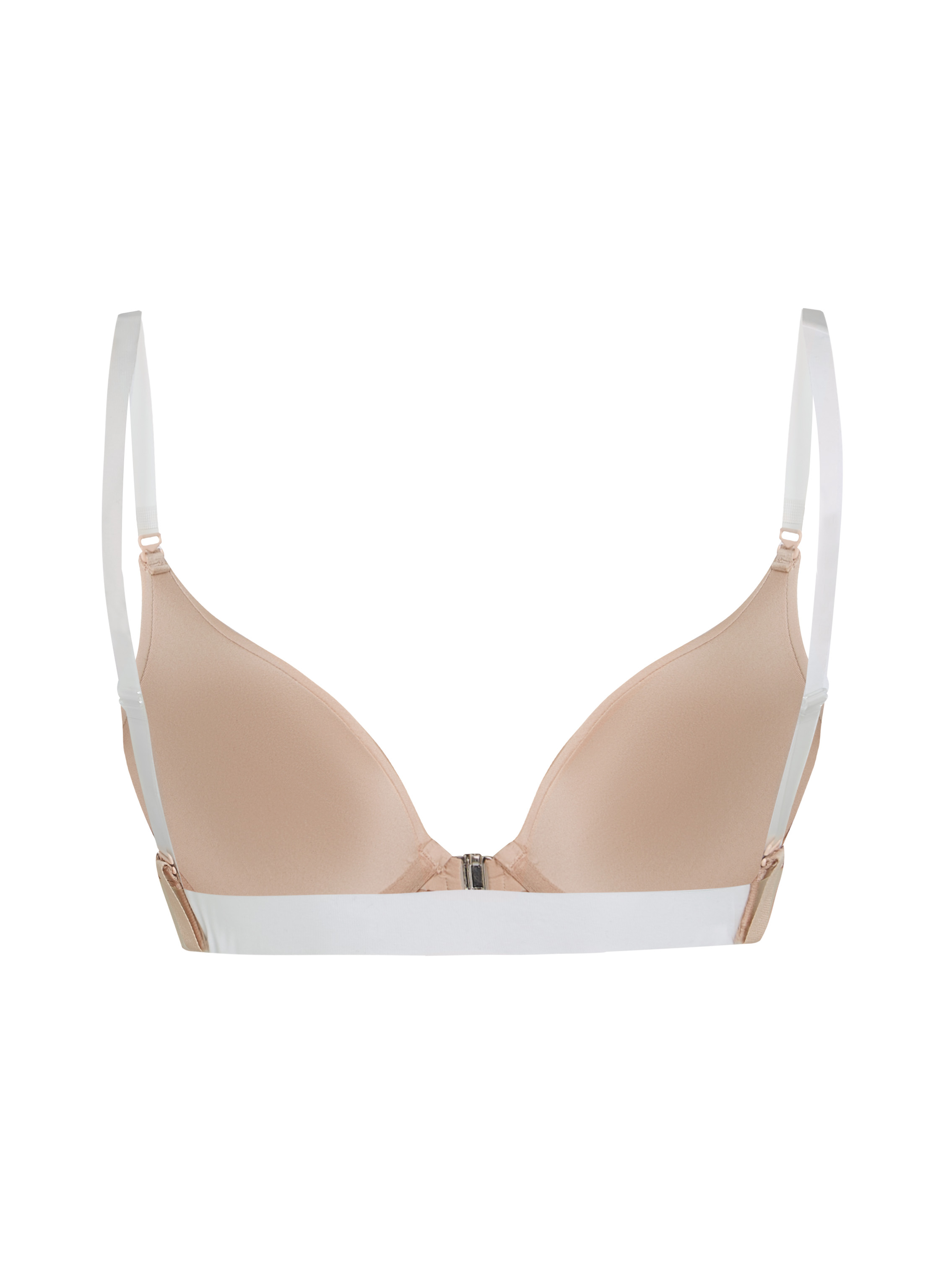 Soutien-gorge &agrave; armatures pr&eacute;form&eacute; push-up Transparant, Beige, main