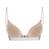 Soutien-gorge &agrave; armatures pr&eacute;form&eacute; push-up Transparant, Beige
