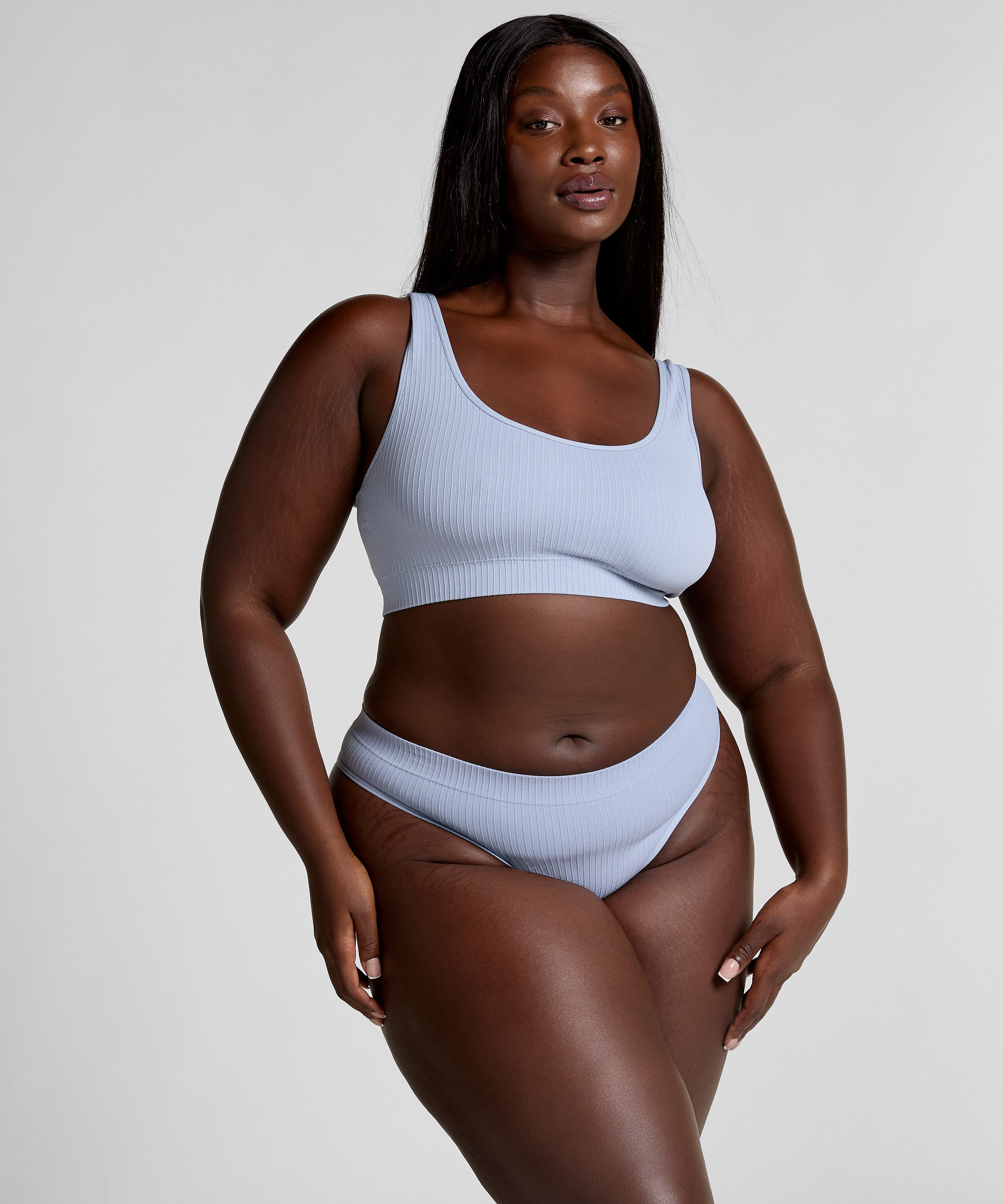 Brassière Scoop Dianne, Bleu, main