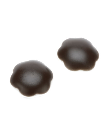 Silicon nipple covers, marron