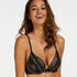 Soutien-gorge &agrave; armatures pr&eacute;form&eacute; push-up Miriam, Noir