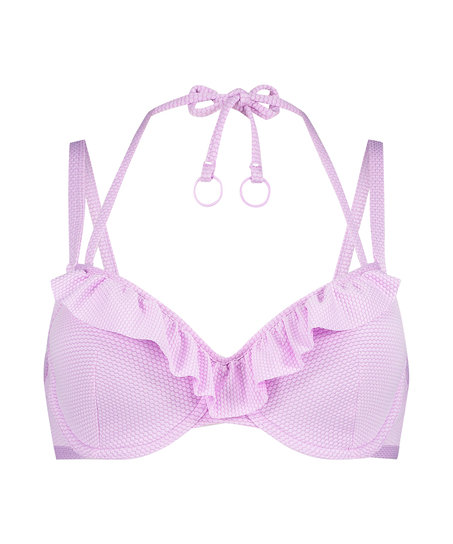 Haut de bikini pr&eacute;form&eacute; &agrave; armatures Seia, Violet