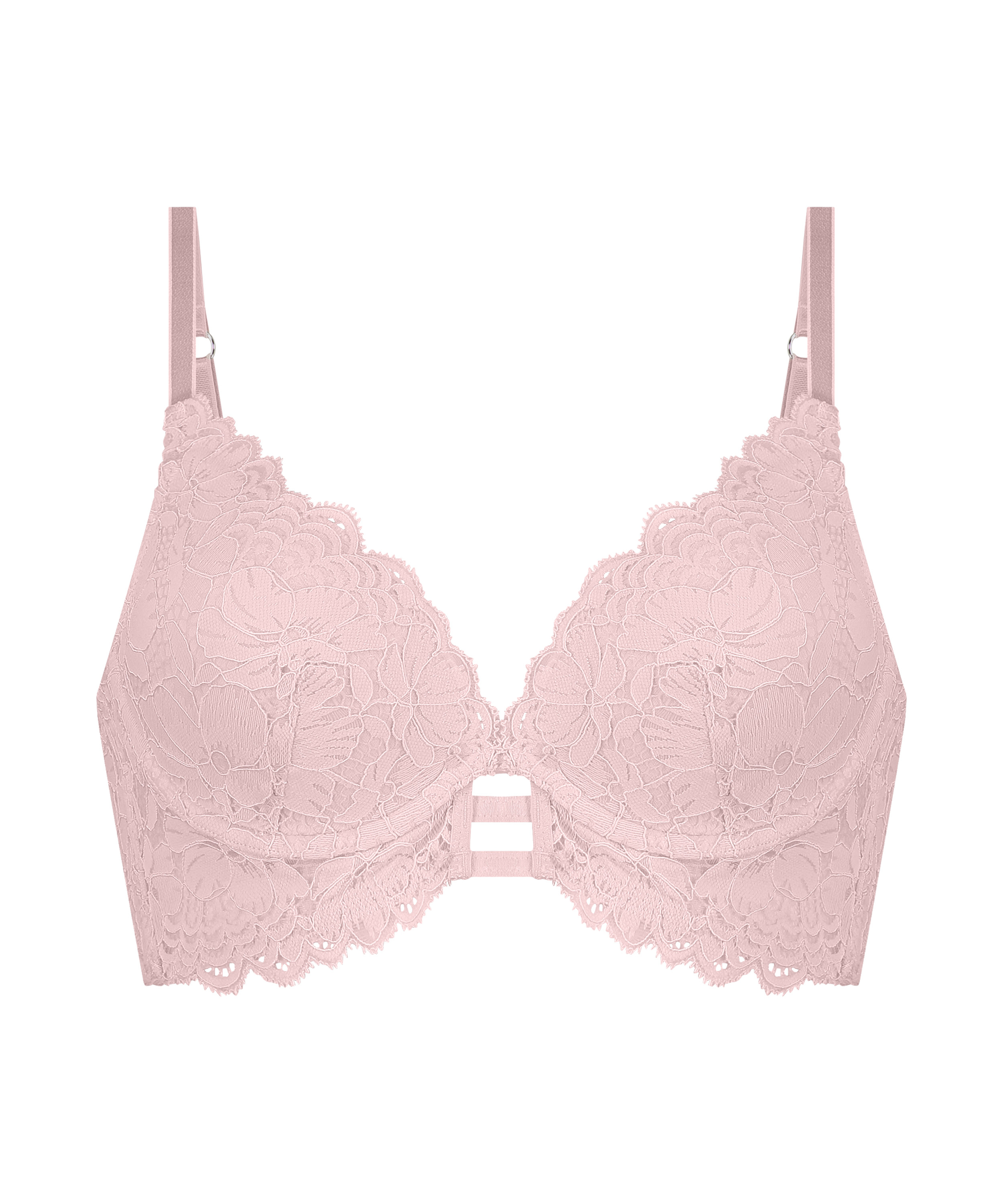 Soutien-gorge à armatures préformé longline Andrea, Rose, main