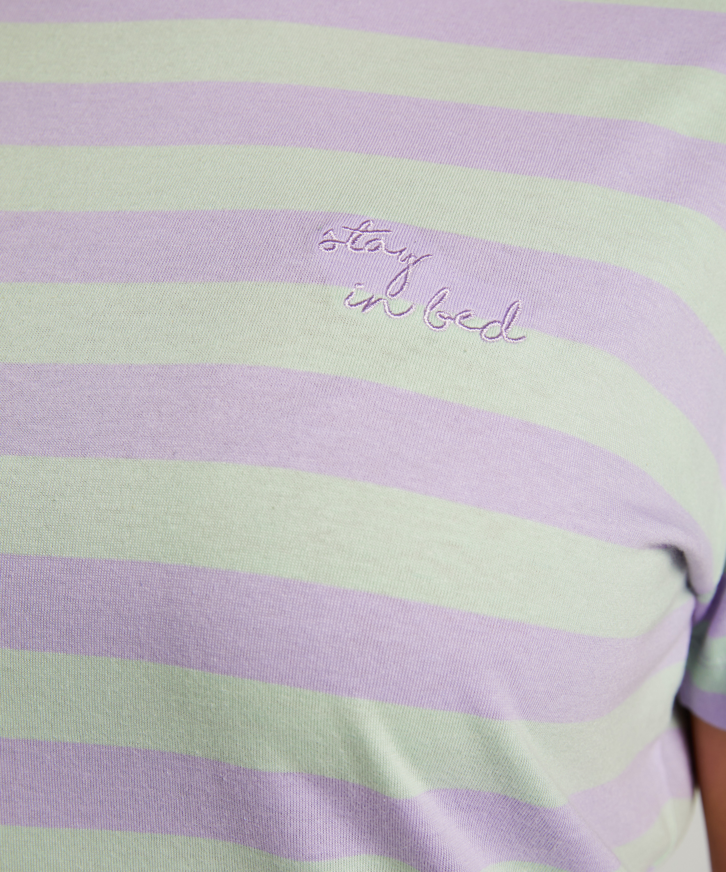 Chemise de nuit &agrave; col rond, Vert, main