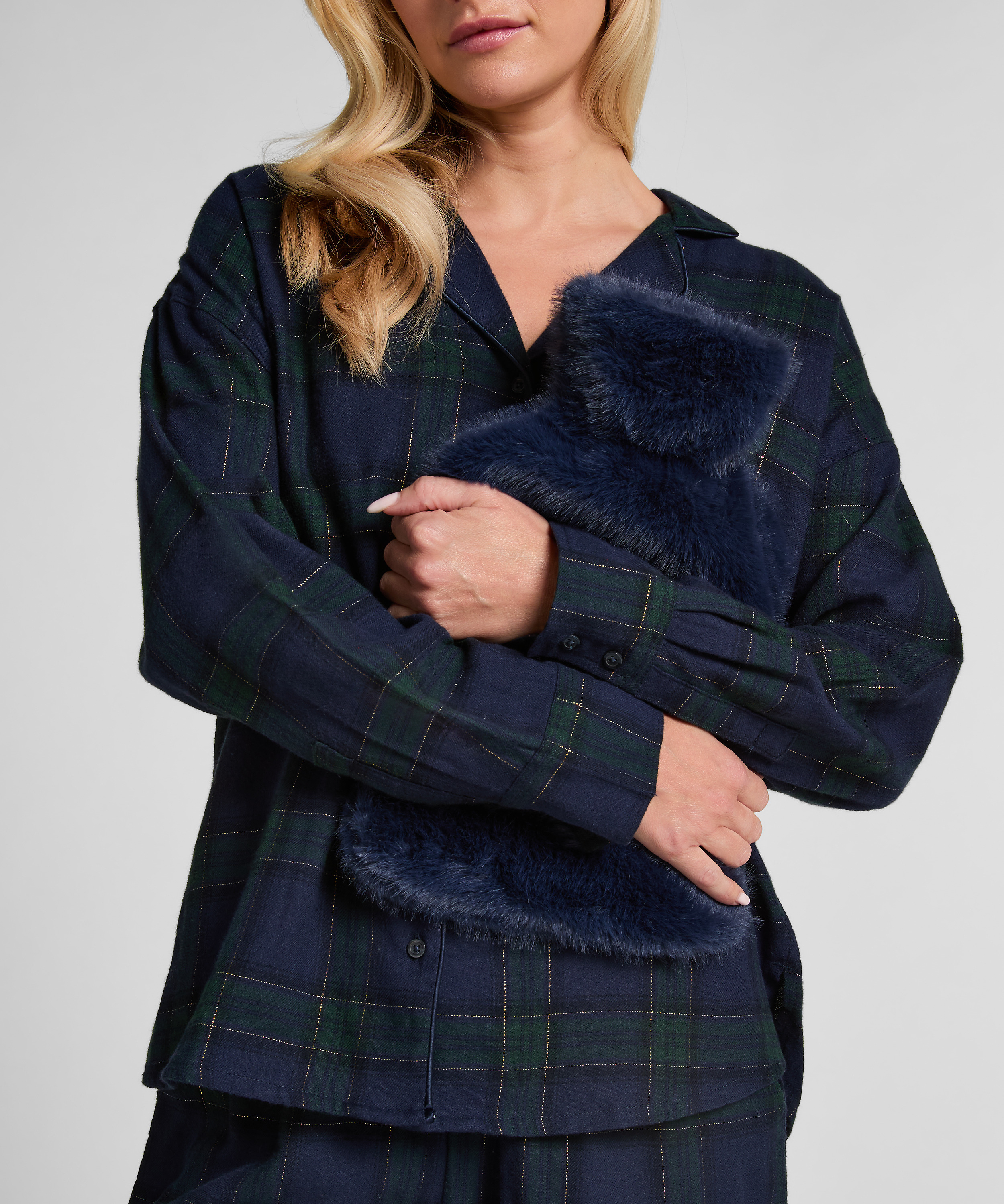 Bouillotte, Bleu, main