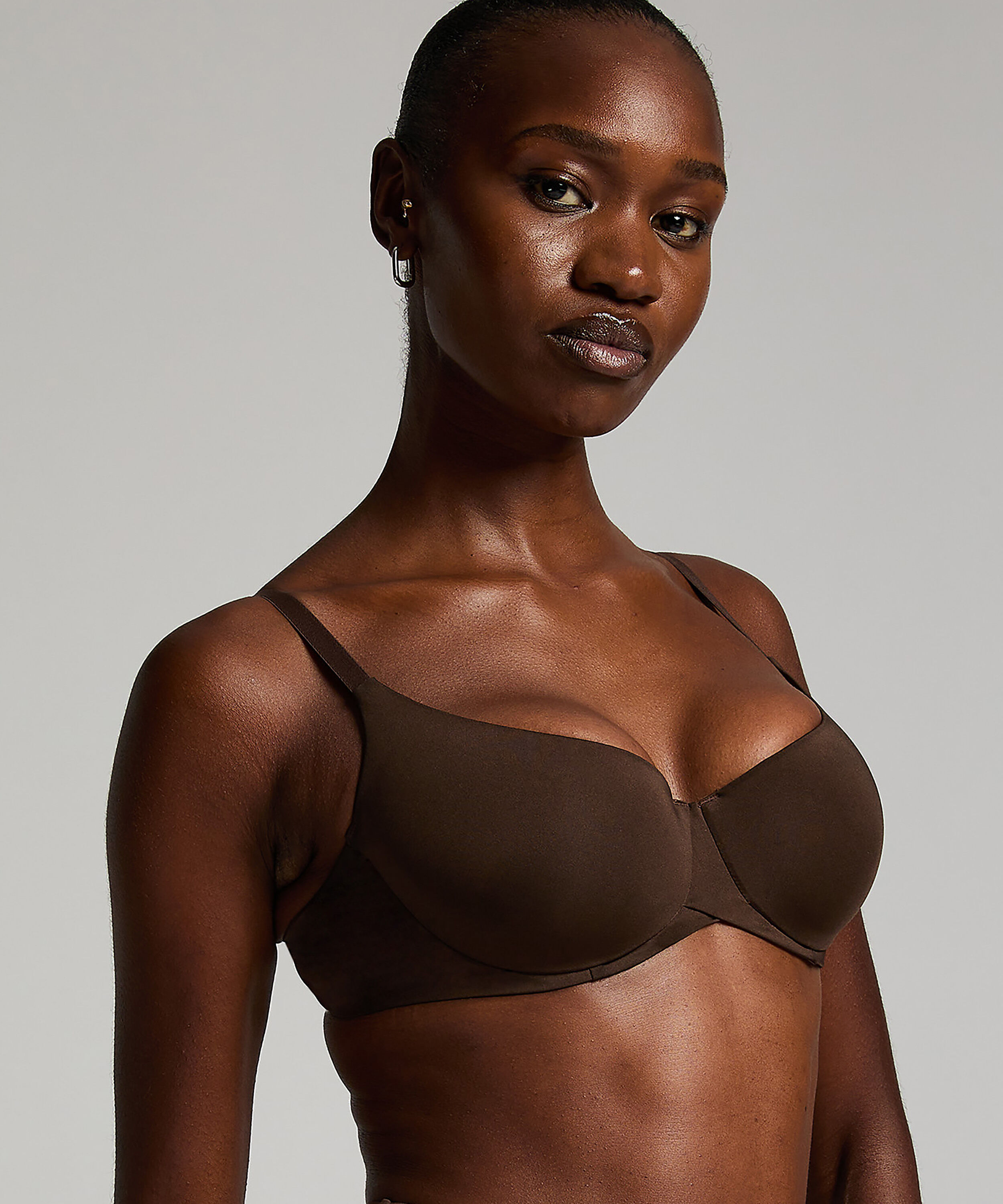 Soutien-gorge à armatures préformé Smooth, Marron