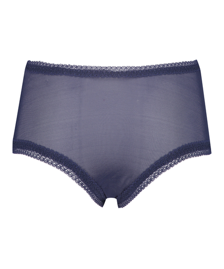 Slip brésilien en forme de V Franzi Curvy, Bleu