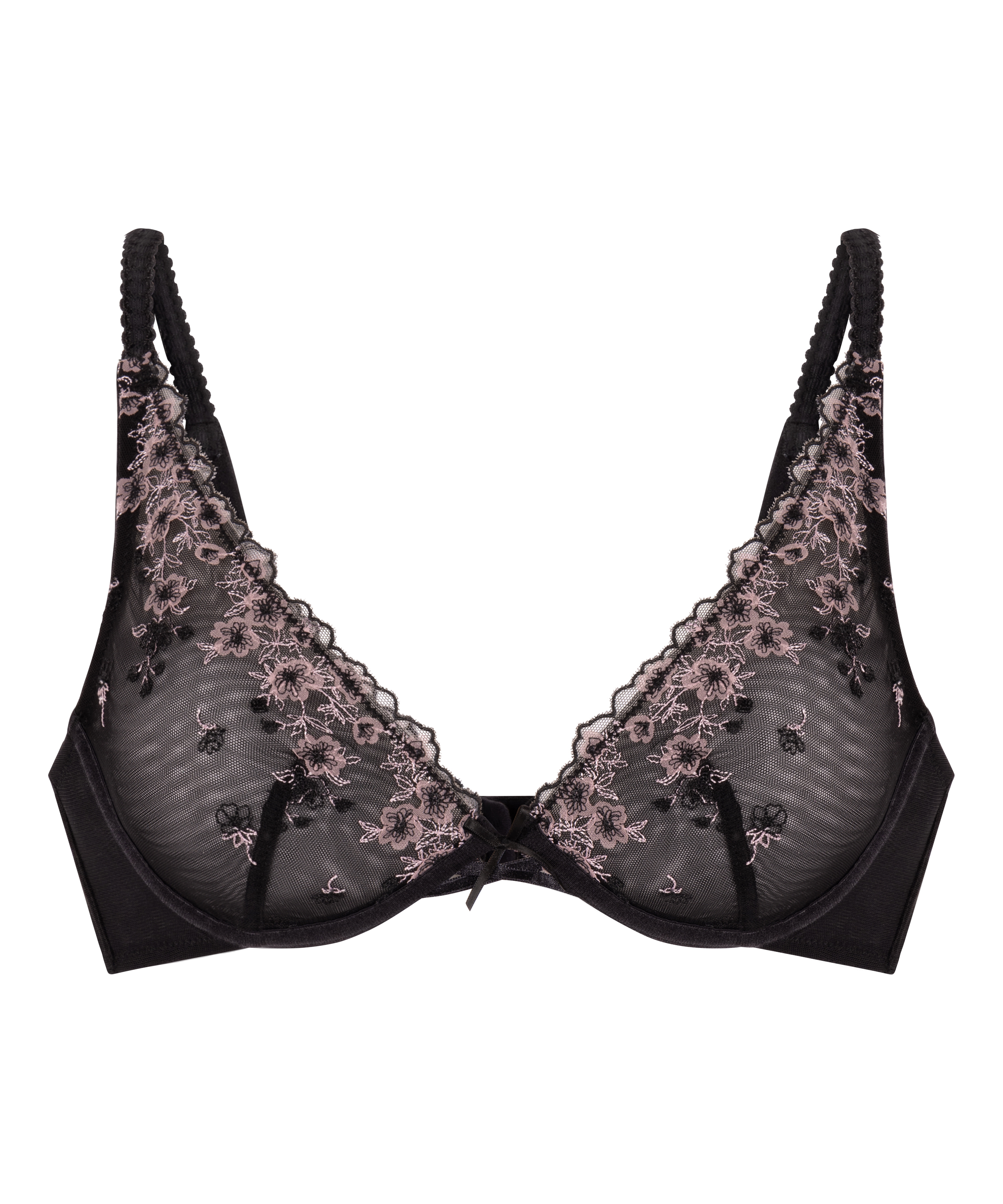 Soutien-gorge à armatures non-rembourré Chloé, Noir, main