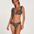 Slip de Bikini Rio Zebra, marron