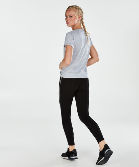 T-shirt de sport &agrave; manches courtes HKMX, Gris