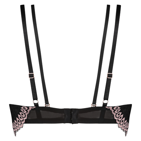 Soutien-gorge à armatures préformé longline Dide, Noir