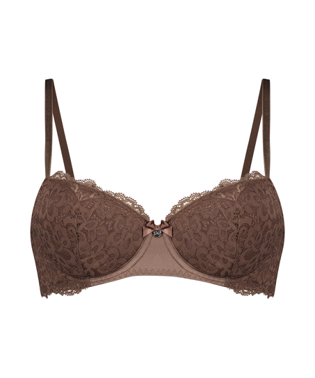 Soutien-gorge à armatures préformé Marine, Marron