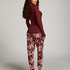 Pantalon de pyjama Jersey, Marron