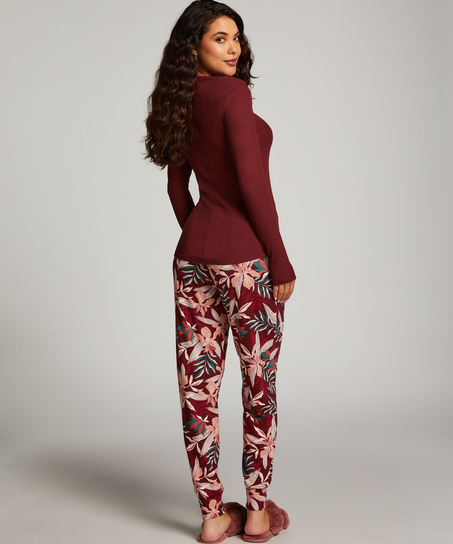 Pantalon de pyjama Jersey, Marron