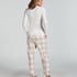 Pantalon de Pyjama Flanel, Beige
