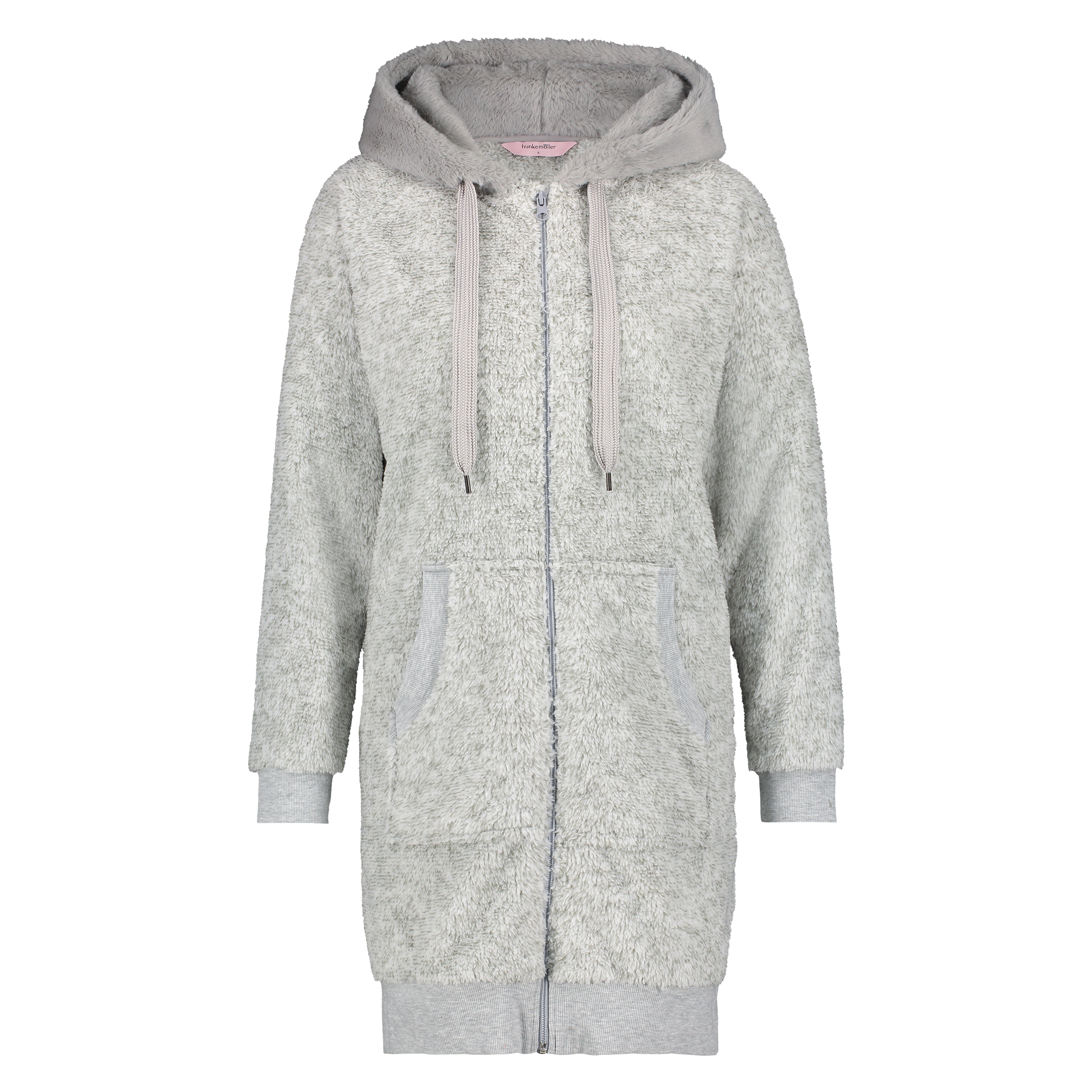 Peignoir Zipper, Gris, main