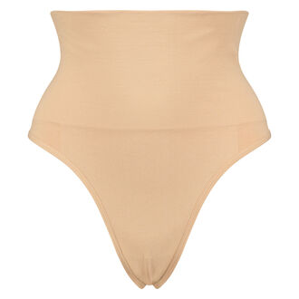 String correcteur taille haute sans coutures, Bronzage