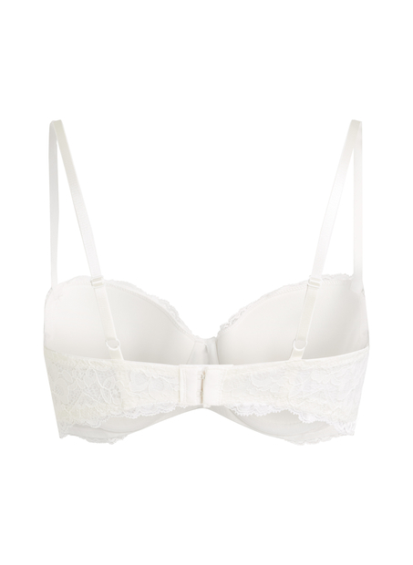 Soutien-gorge à armatures préformé Marine, Blanc