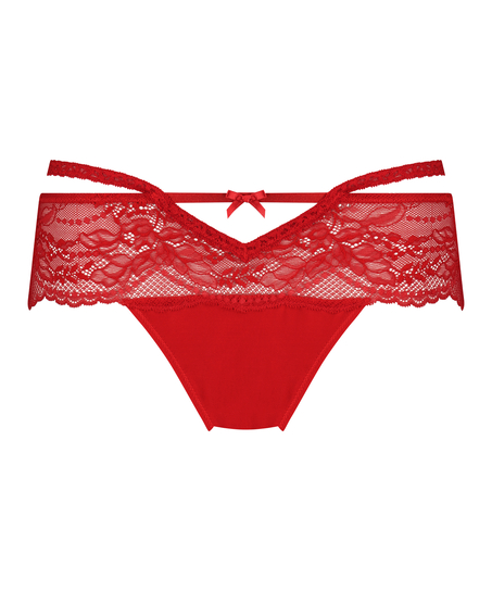 Boxer String Cara, Rouge