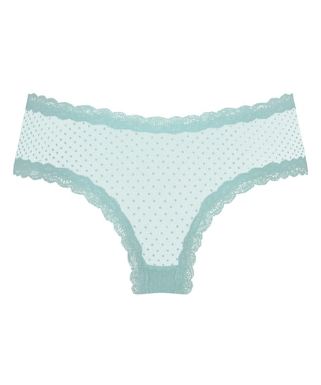 Slip br&eacute;silien V-shape Mesh, Bleu