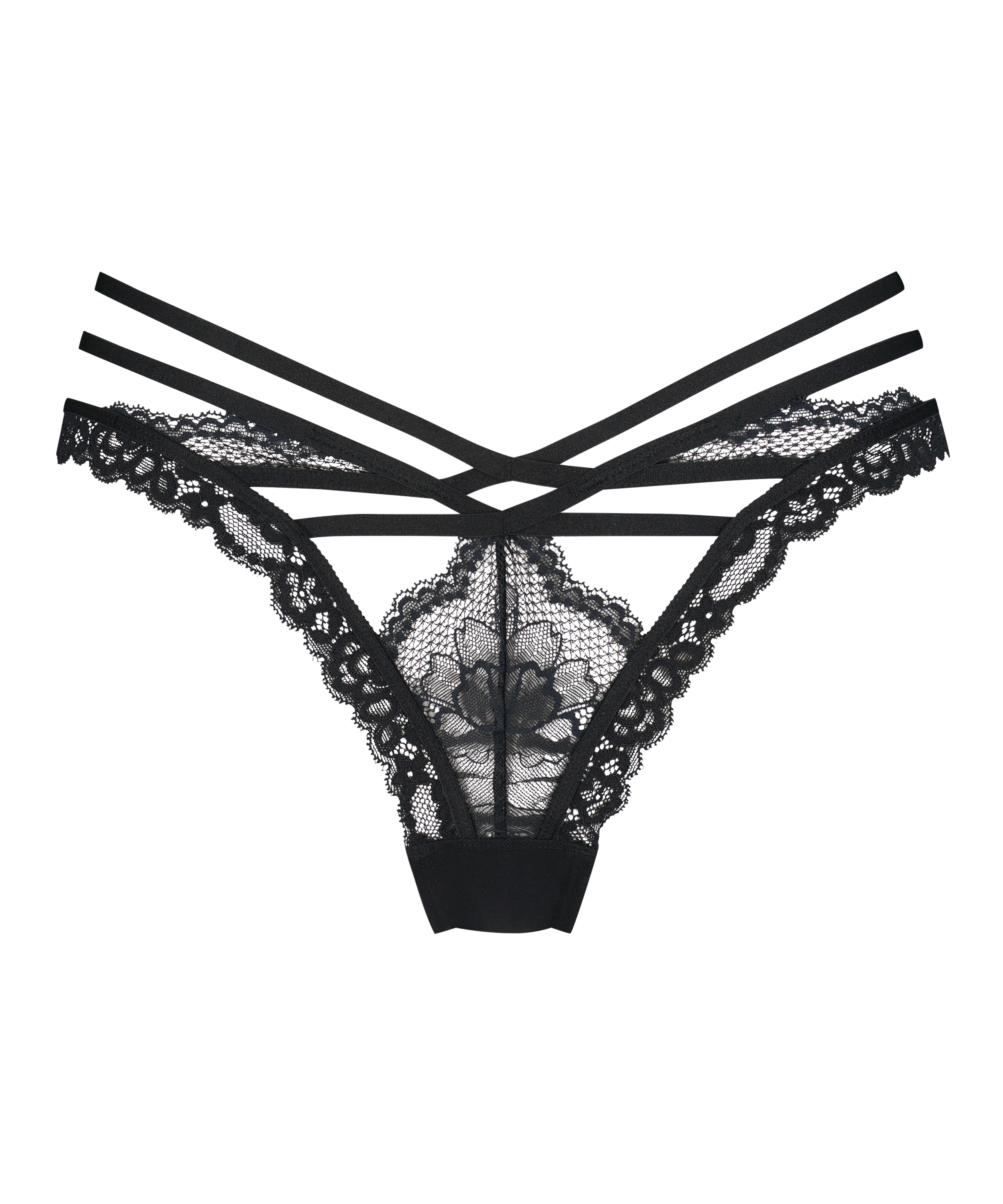 Slip brésilien Jojo, Noir, main