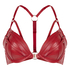Soutien-gorge &agrave; armatures pr&eacute;form&eacute; push-up Faye, Rouge