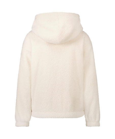 Sweat à Capuche polaire Snuggle, Blanc