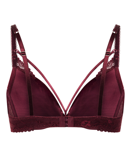 Soutien-gorge push-up &agrave; armatures pr&eacute;form&eacute; Isadora, Rouge