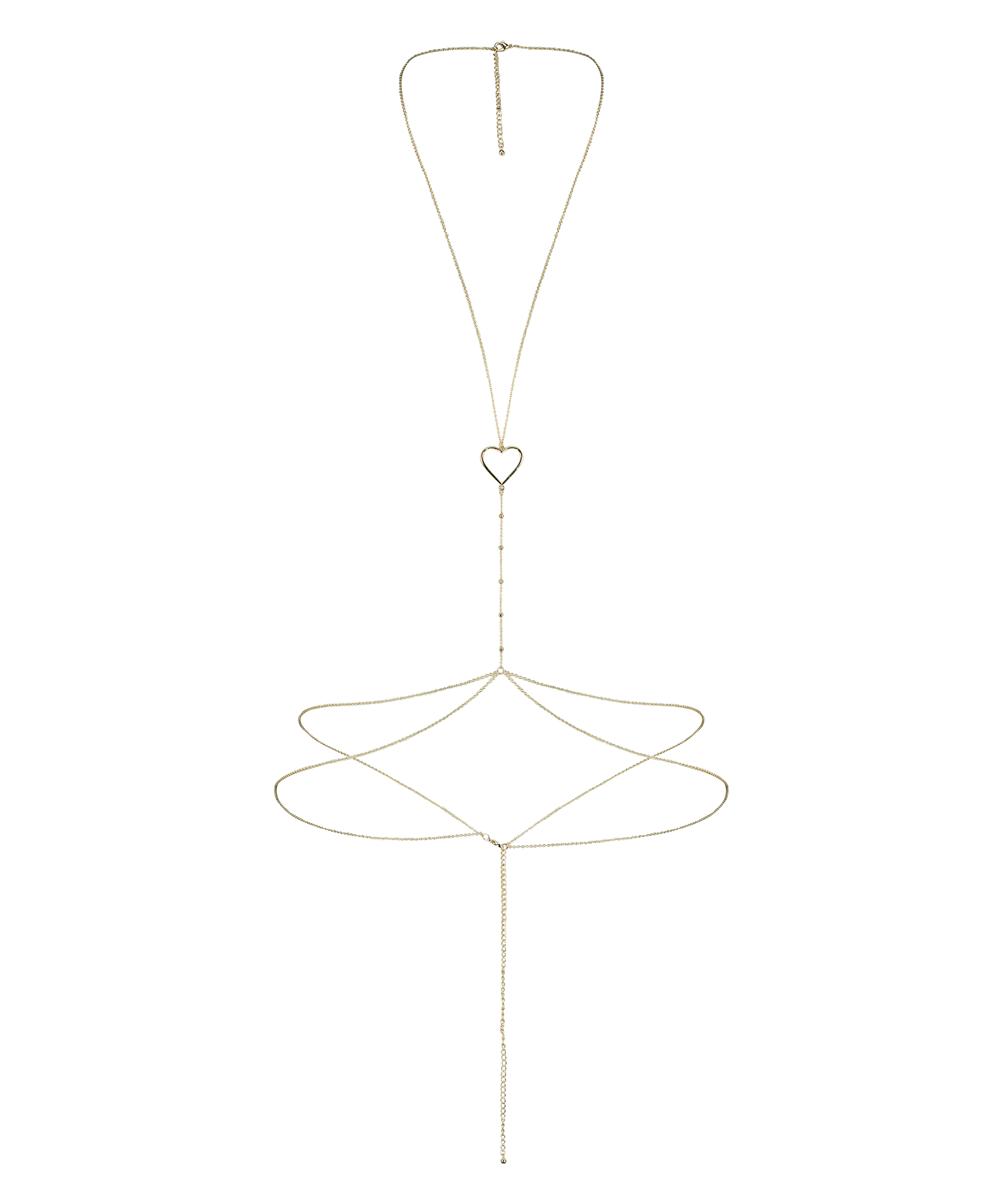 Harnais de chaîne de corps, Jaune, main