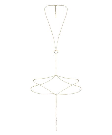 Harnais de chaîne de corps, Jaune