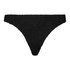 Bas de bikini brésilien Crochet, Noir