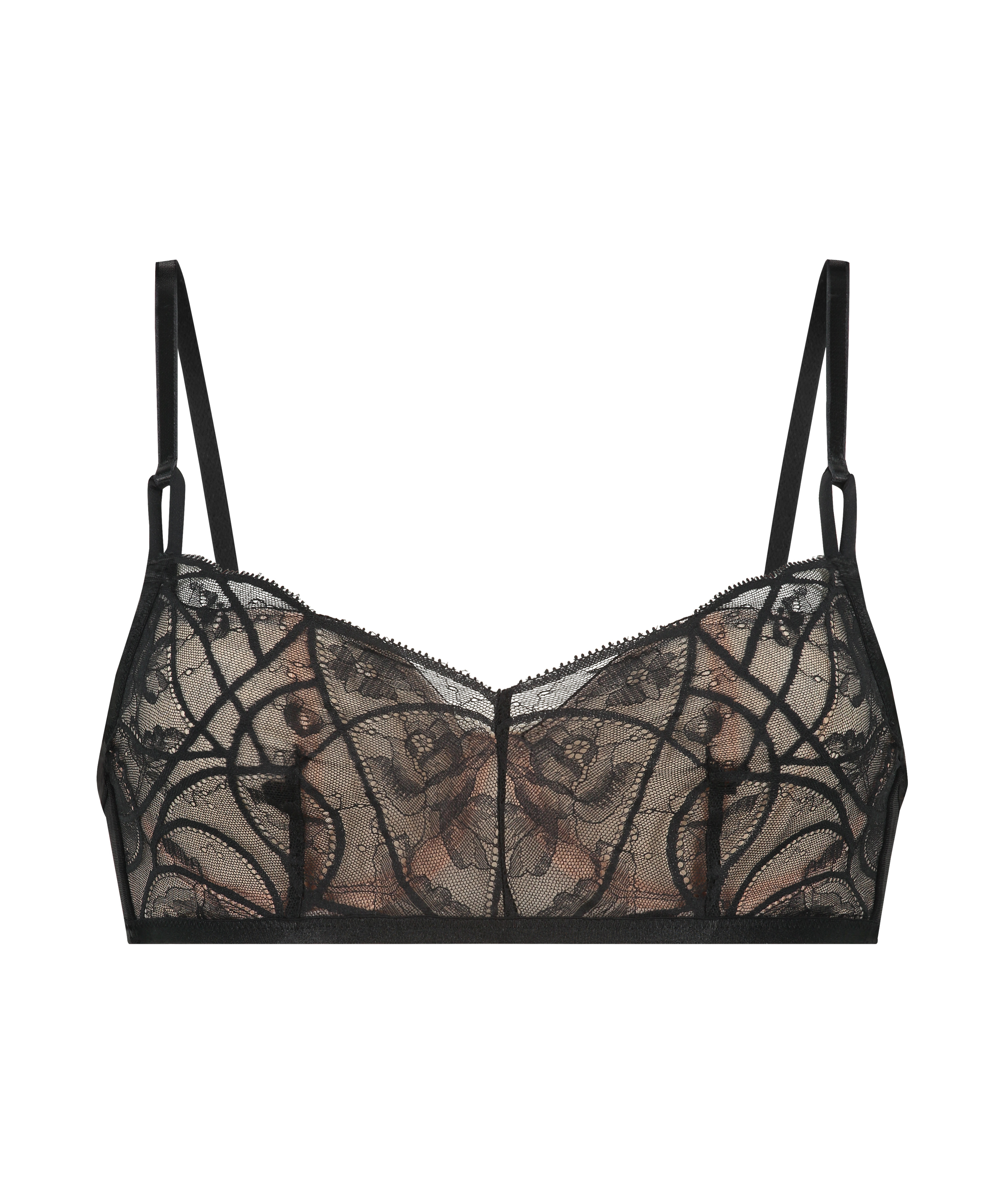 Soutien-gorge &agrave; armatures non pr&eacute;form&eacute; Luna, Noir, main