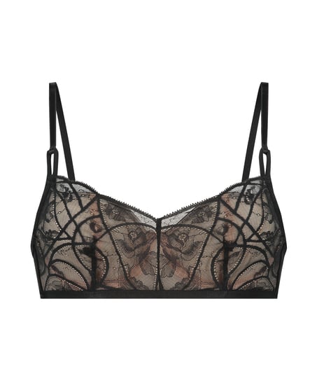 Soutien-gorge &agrave; armatures non pr&eacute;form&eacute; Luna, Noir