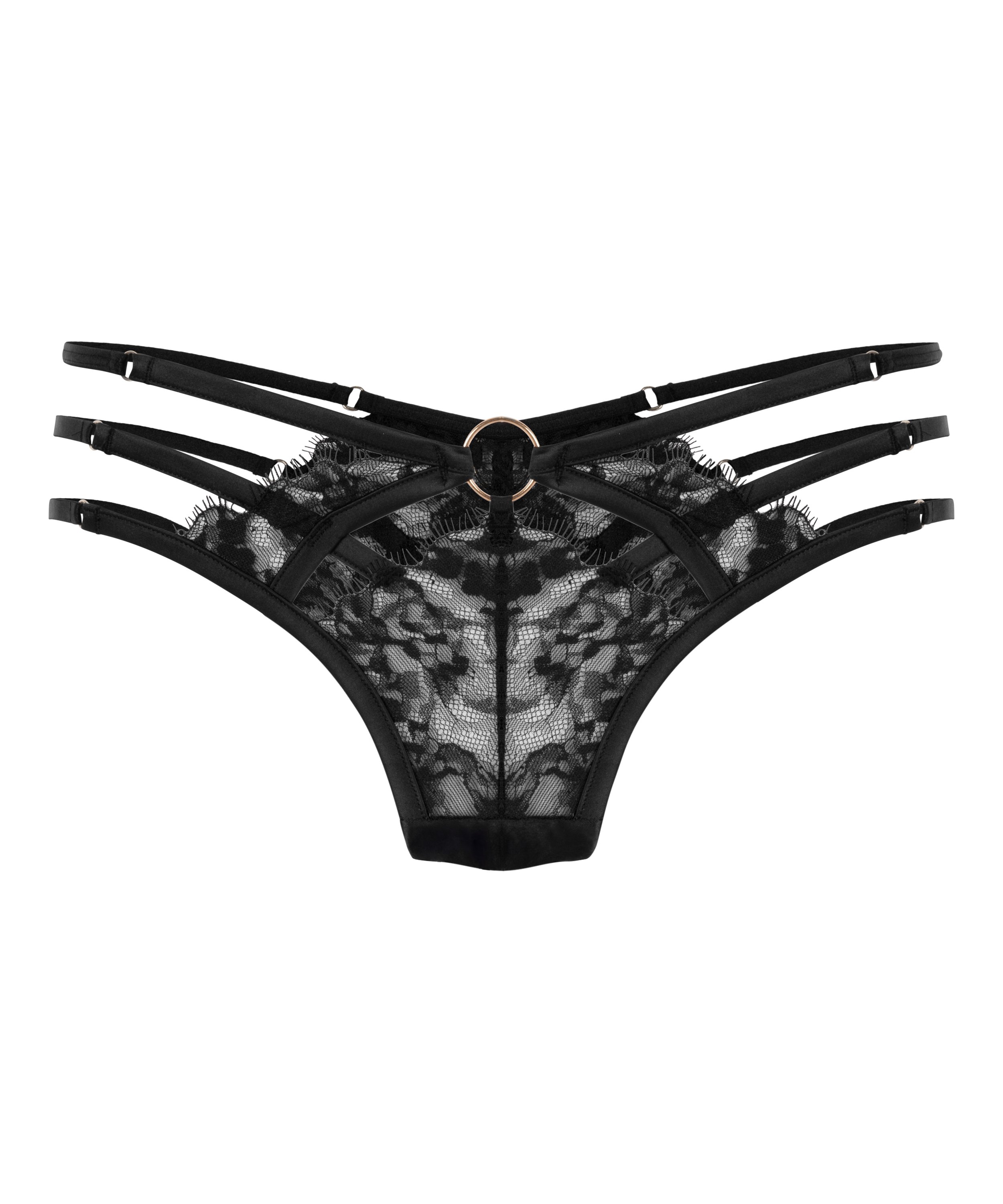 Culotte brésilienne Nienke, Noir, main