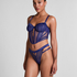 Soutien-gorge longline à armatures non rembourré Missy, Bleu