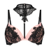 Soutien-gorge push-up rembourr&eacute; &agrave; armatures Dawn Rebecca Mir, Rose