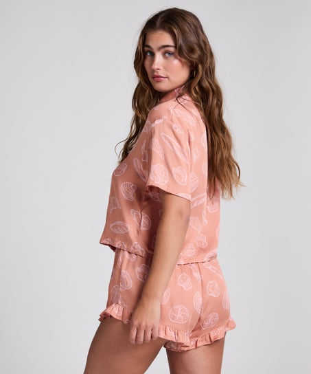 Short de pyjama, Beige