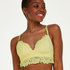 Soutien-gorge pr&eacute;form&eacute; sans armatures longline Shiloh, Jaune