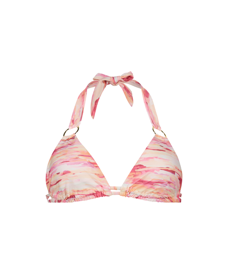 Haut de bikini triangle Amalfi, Blanc