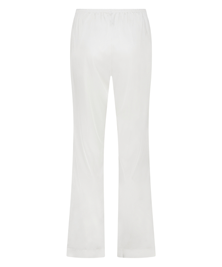 Pantalon Satin, Blanc