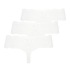 Lot de 3 boxers string Florence, Blanc