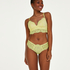 Soutien-gorge pr&eacute;form&eacute; sans armatures longline Shiloh, Jaune