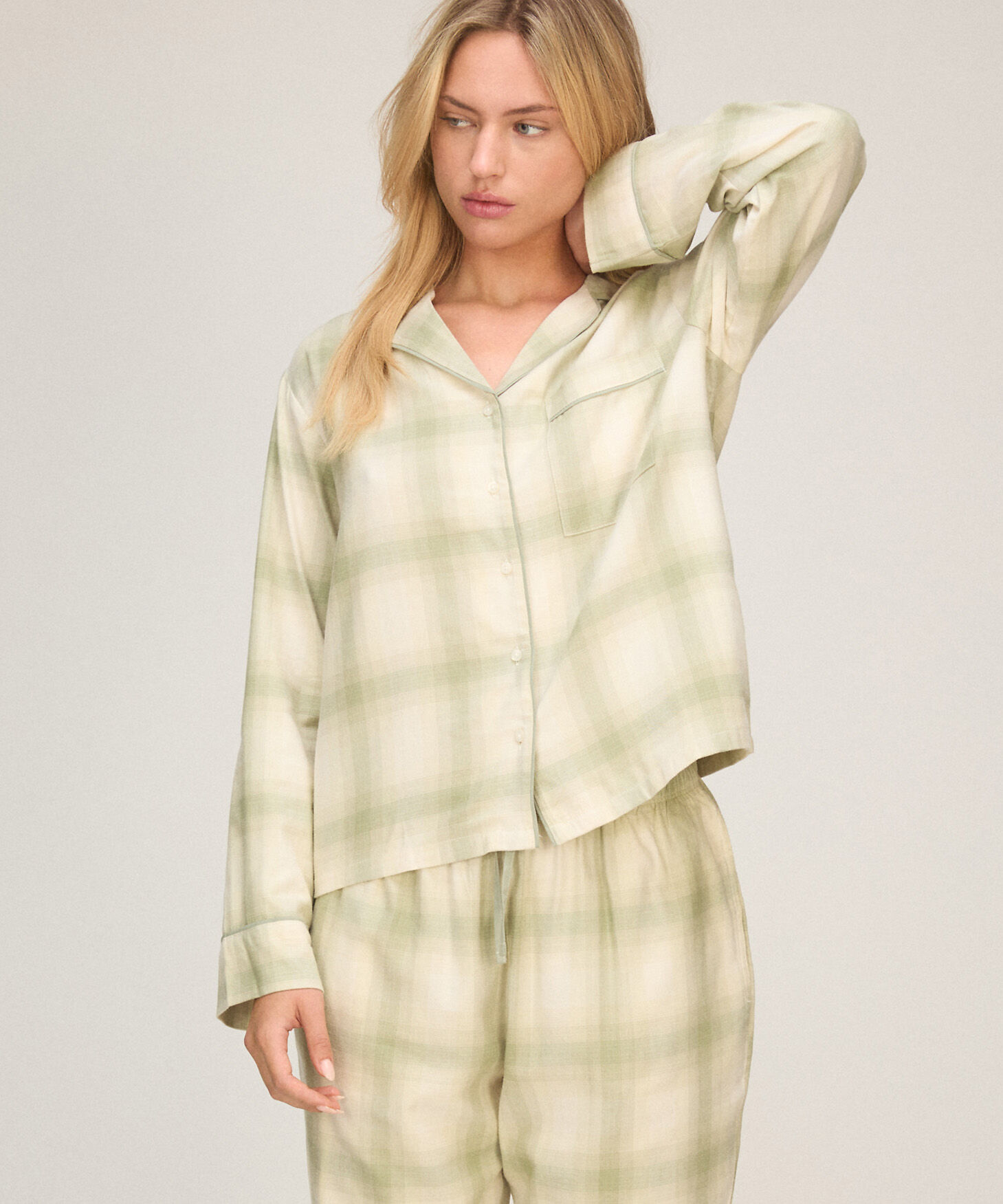 Chemise de pyjama Woven, Vert Chemise de pyjama Woven, Vert