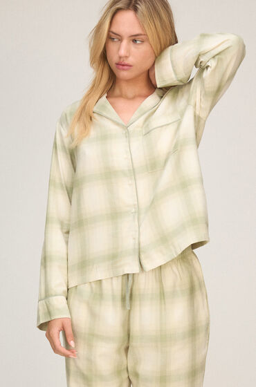 Hunkemöller Chemise de pyjama Woven Vert