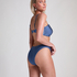Slip de Bikini Échancrés Sardinia, Bleu